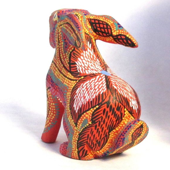 Small Rabbit Alebrije signed by Pepe Santiago - Picture 2 of 9